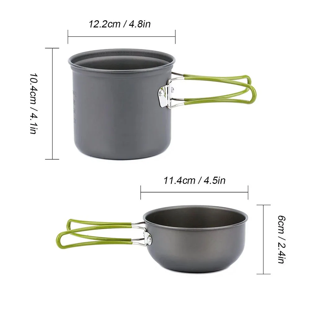 Camping Cookware Set – Compact Outdoor Cooking Pot & Pan Kit - Image 2