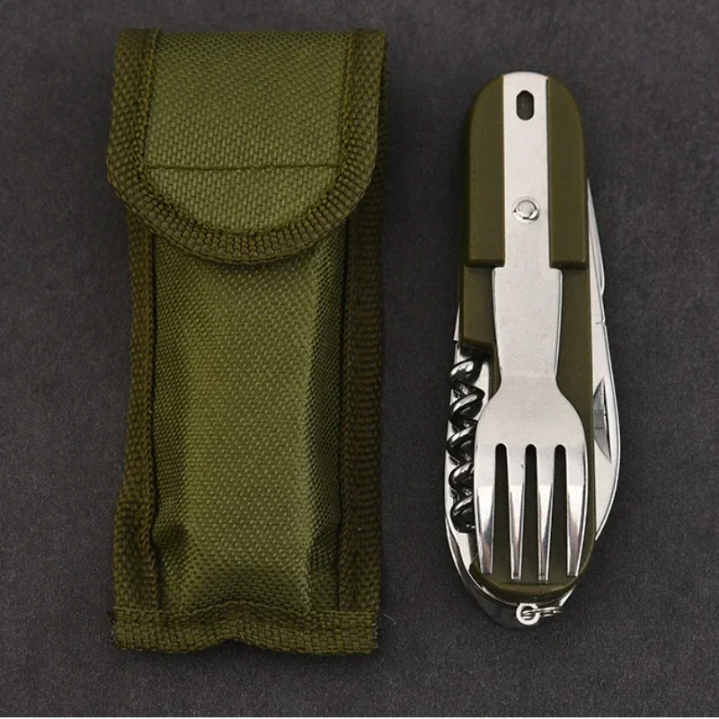 7-in-1 Camping Utensil Tool – Compact Outdoor Dinnerware Set - Image 6