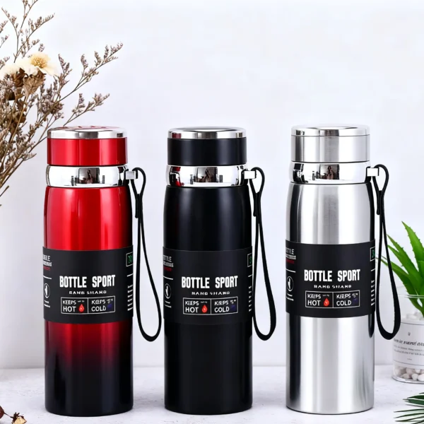 1L Thermal Water Bottle – Insulated Stainless Steel Outdoor Thermos