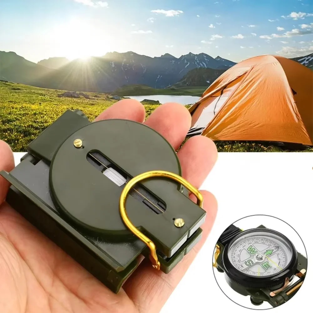 Waterproof Military Compass – Metal Sighting Navigation Tool - Image 3