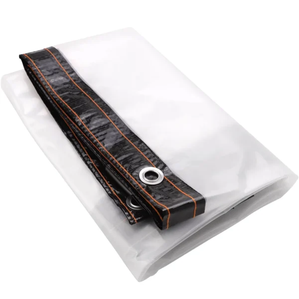 Clear Waterproof Utility Tarp – Outdoor Rain Cover
