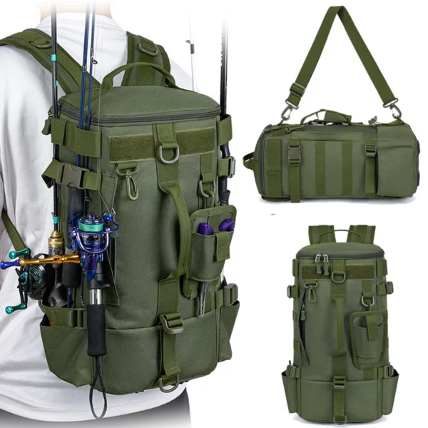 Tactical Outdoor Backpack – Multi-Function Utility & Gear Storage Bag