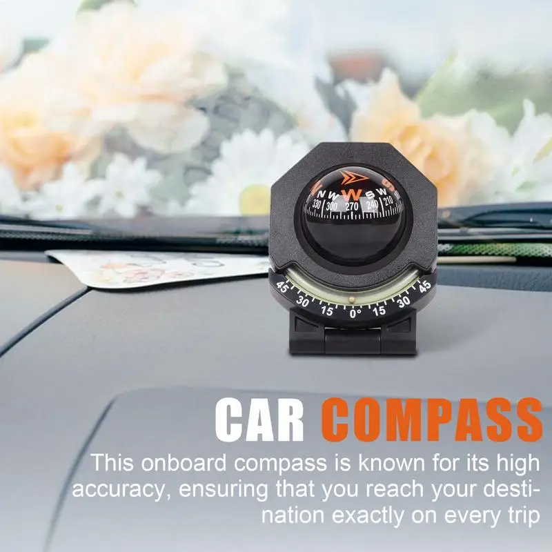 Foldable Vehicle Compass – Dashboard Navigation Tool - Image 3