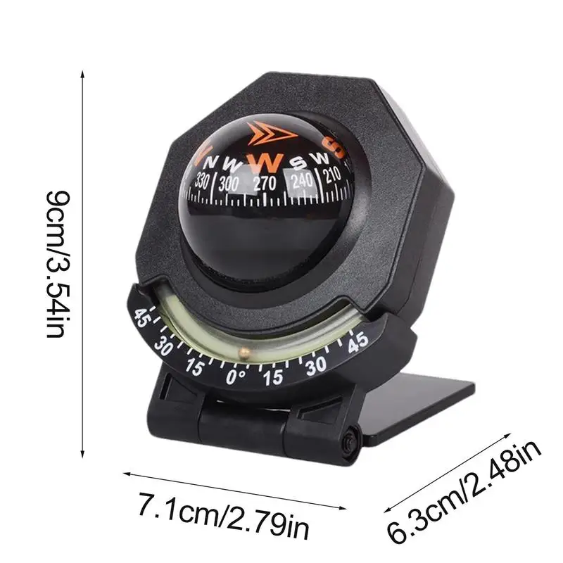 Foldable Vehicle Compass – Dashboard Navigation Tool - Image 6