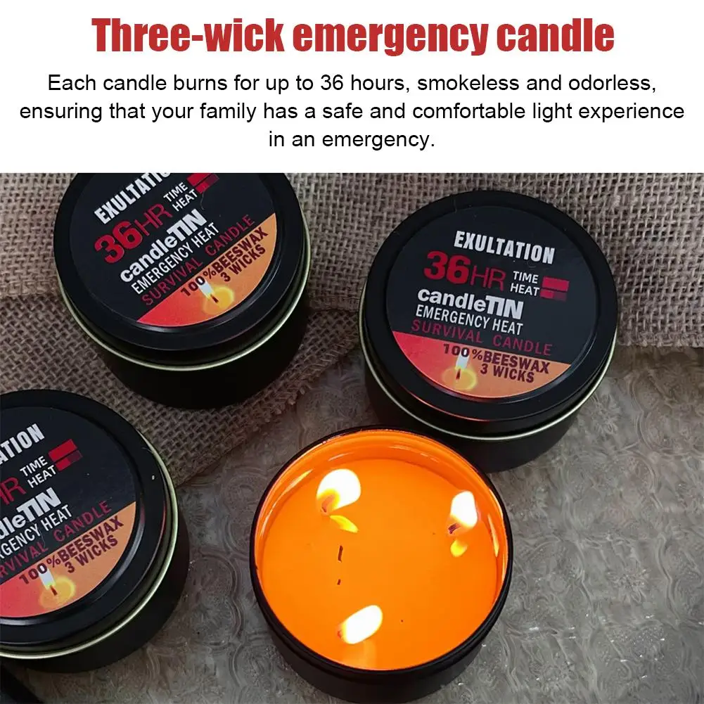 Emergency Survival Candle – Backup Outdoor Light & Utility Candle - Image 6