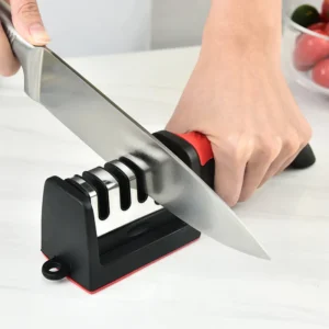4-Stage Knife Sharpener – Handheld Outdoor Blade Maintenance Tool