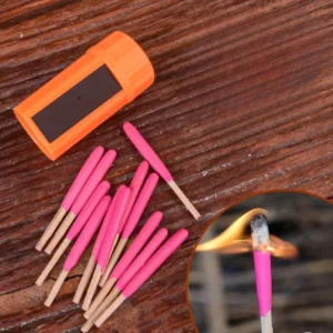 ticks Windproof Waterproof Matches Emergency Survival Combustion Ignition Equipment 20pcs (box)