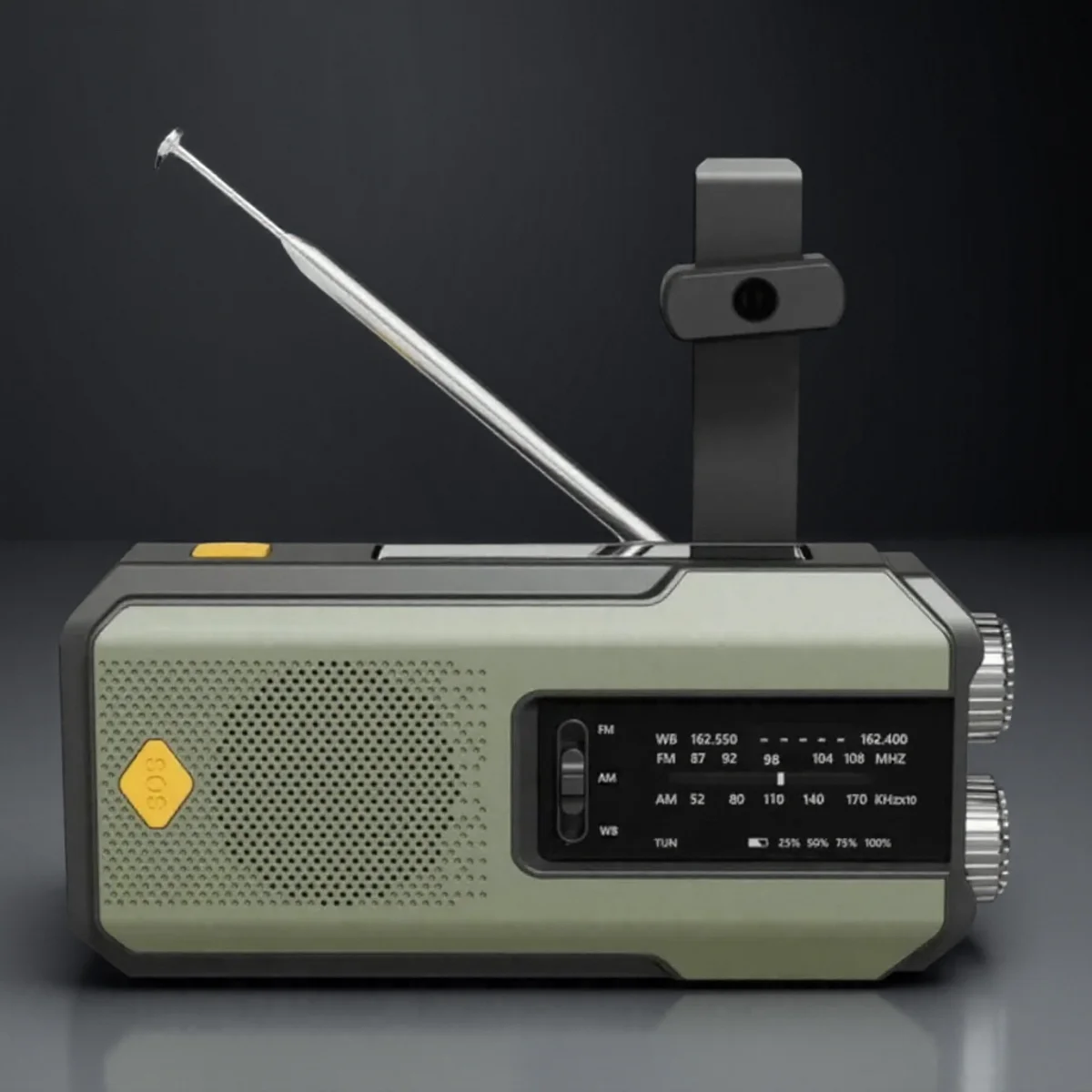 Solar Crank Emergency Radio – Flashlight, SOS Alarm & USB Backup Power - Image 7