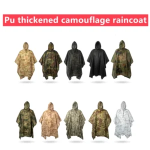 Breathable Rain Poncho – Lightweight Outdoor Travel & Emergency Rain Gear