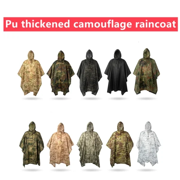 Breathable Rain Poncho – Lightweight Outdoor Travel & Emergency Rain Gear
