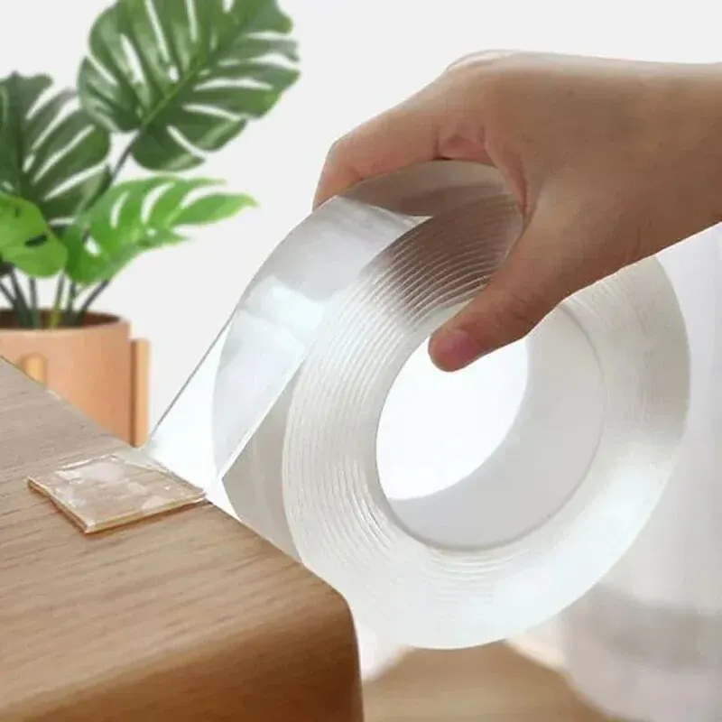 3M Nano Tape Double Sided Tape Transparent Reusable Waterproof Adhesive Tapes Cleanable Kitchen Bathroom Supplies Tapes - Image 7