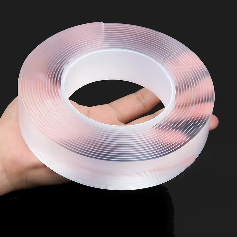 3M Nano Tape Double Sided Tape Transparent Reusable Waterproof Adhesive Tapes Cleanable Kitchen Bathroom Supplies Tapes - Image 3
