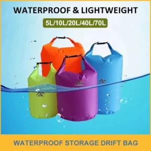 Waterproof Dry Bag – Lightweight Outdoor Storage for Hiking & Swimming
