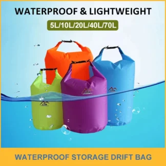 Waterproof Dry Bag – Lightweight Outdoor Storage for Hiking & Swimming