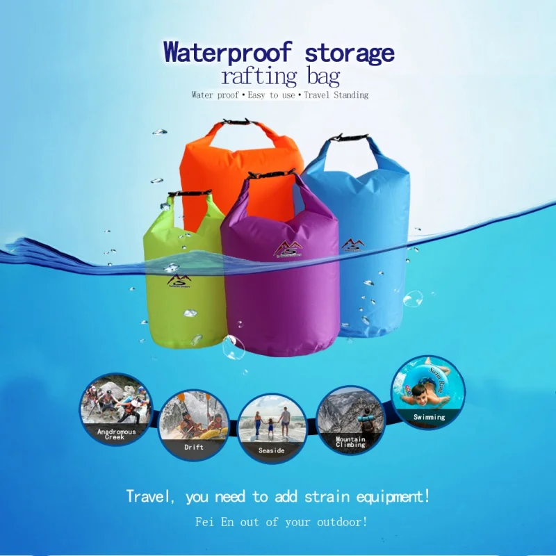 Waterproof Dry Bag – 5L / 10L / 20L / 40L / 70L Outdoor Water Storage - Image 2