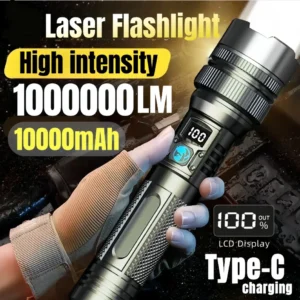 Rechargeable LED Flashlight – Bright Outdoor Camping & Emergency Light