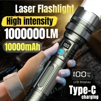 Rechargeable LED Flashlight – Bright Outdoor Camping & Emergency Light