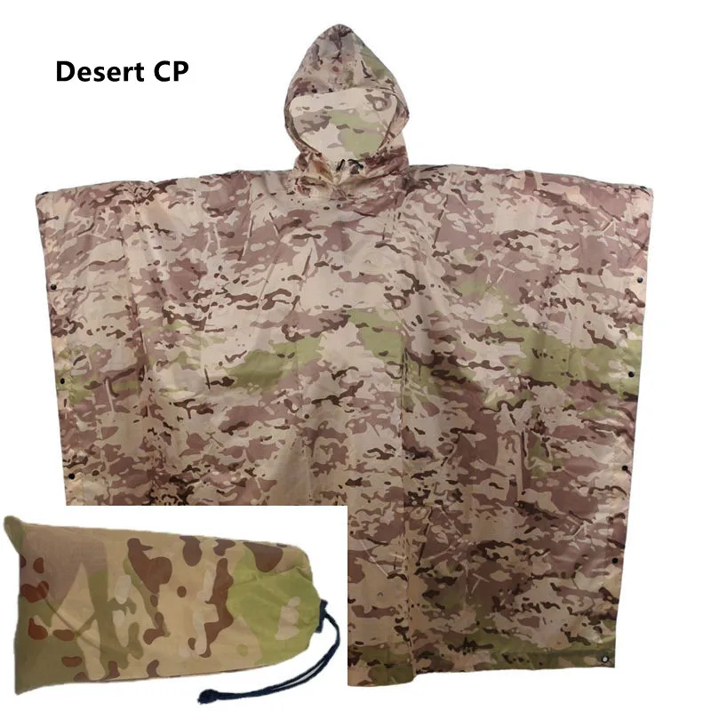 Camo Survival Rain Poncho - Image 17